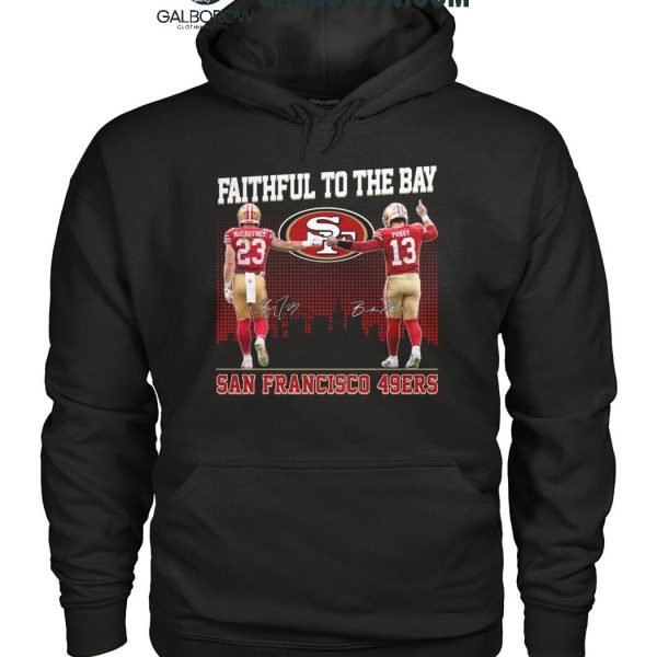 San Francisco 49ers Faithful To The Bay 2024 McCaffrey And Purdy T Shirt