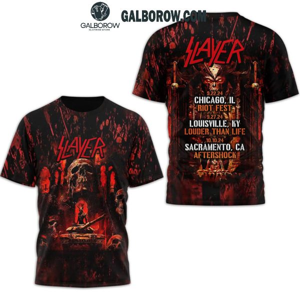 Slayer Riot Fest Louder Than Life Concerts Hoodie T-Shirt