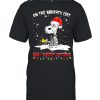 Snoopy Christmas Beside Me Christ Before Me Christ Behind Me Within Me T-Shirt