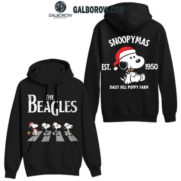 Snoopy The Beagles Snoopymas Est 1950 Merry Christmas Hoodie T-Shirt