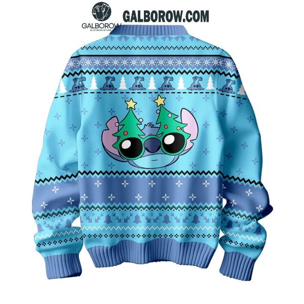 Stitch Ohana Means Family Time In Christmas Ugly Sweater