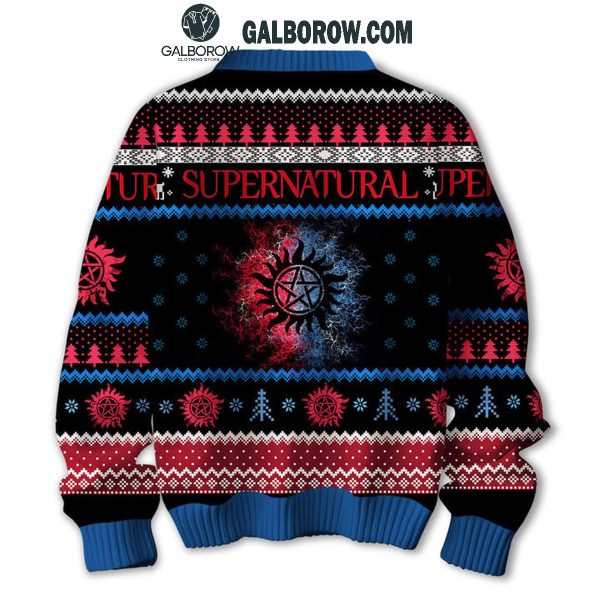 Supernatural Don’t Be Afraid Of The Dark Christmas Ugly Sweater