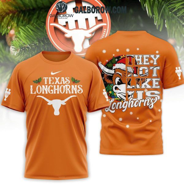 Texas Longhorns They Not Like Us Christmas Longhorns Hoodie T-Shirt