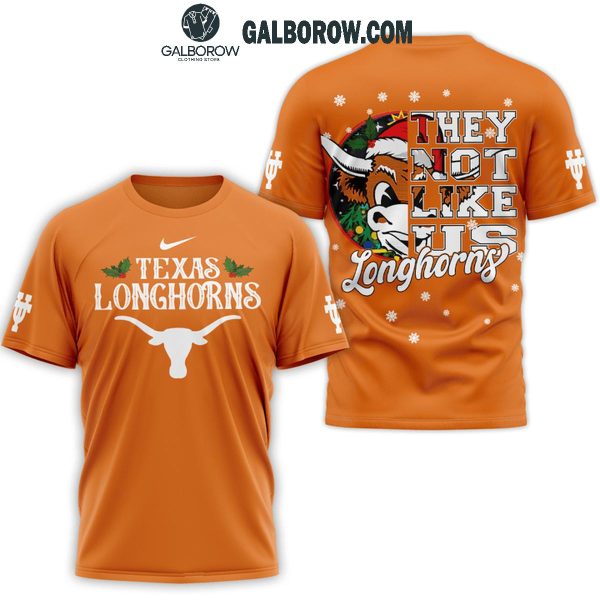 Texas Longhorns They Not Like Us Christmas Longhorns Hoodie T-Shirt