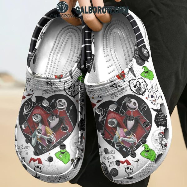 The Nightmare Before Christmas Jack Sally Ate Meant To Be Personalized Crocs Clogs