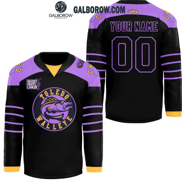 Toledo Walleye Fight Cancer Night 2024 Personalized Hockey Jersey