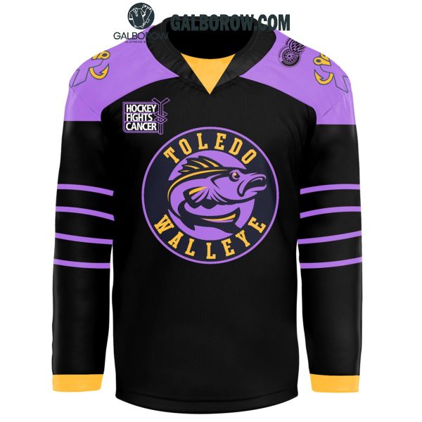 Toledo Walleye Fight Cancer Night 2024 Personalized Hockey Jersey