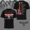 Van Halen Runnin’ With The Devil Eruption Hoodie T-Shirt White Version