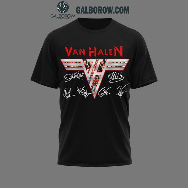 Van Halen Runnin’ With The Devil Eruption Black Design Hoodie T-Shirt