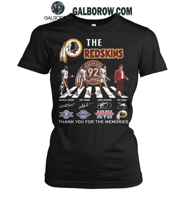 Washington Redskins Thank You For The Memories The Legends The Redskins 2024 T-Shirt