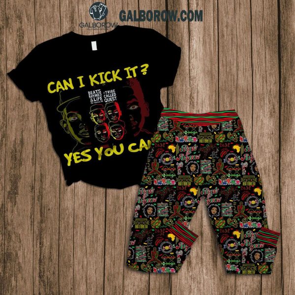 A Tribe Called Quest Can I Kick It Yes You Can Fleece Pajamas Set