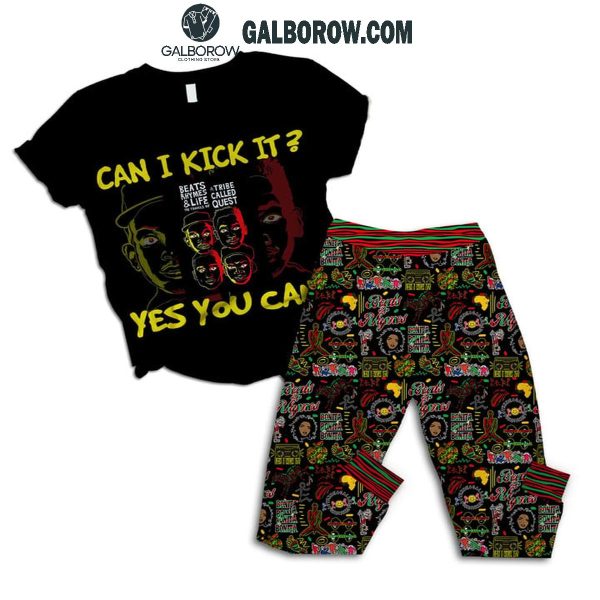 A Tribe Called Quest Can I Kick It Yes You Can Fleece Pajamas Set