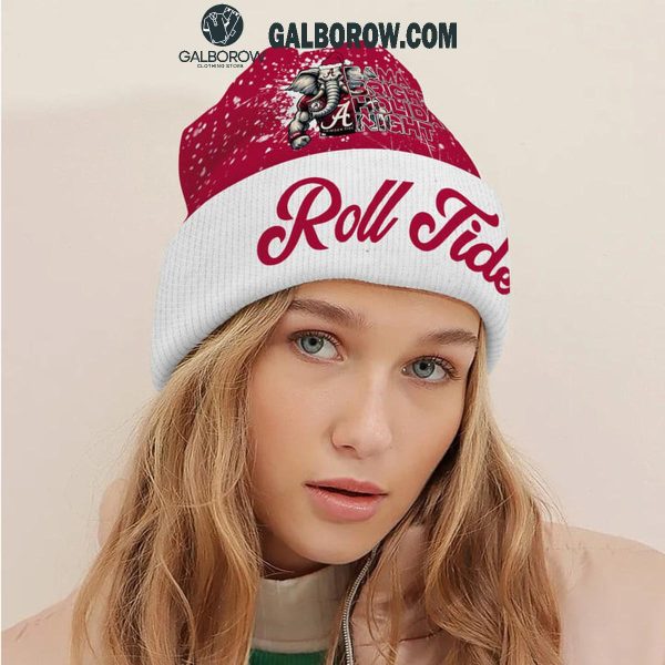 Alabama Crimson Tide Bama Bright Holiday Night Christmas Beanie Hat