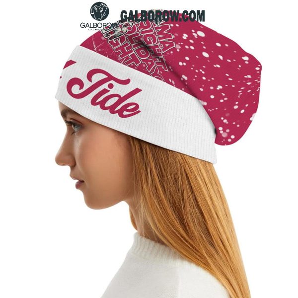 Alabama Crimson Tide Bama Bright Holiday Night Christmas Beanie Hat