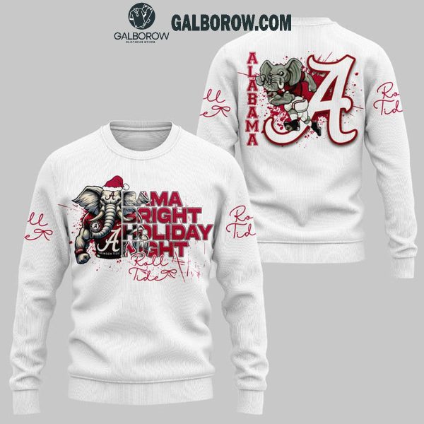 Alabama Crimson Tide Bama Bright Holiday Night Christmas Hoodie T-Shirt