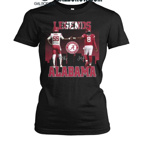 Alabama Crimson Tide The Legends Derrick Thomas Julio Jones T Shirt