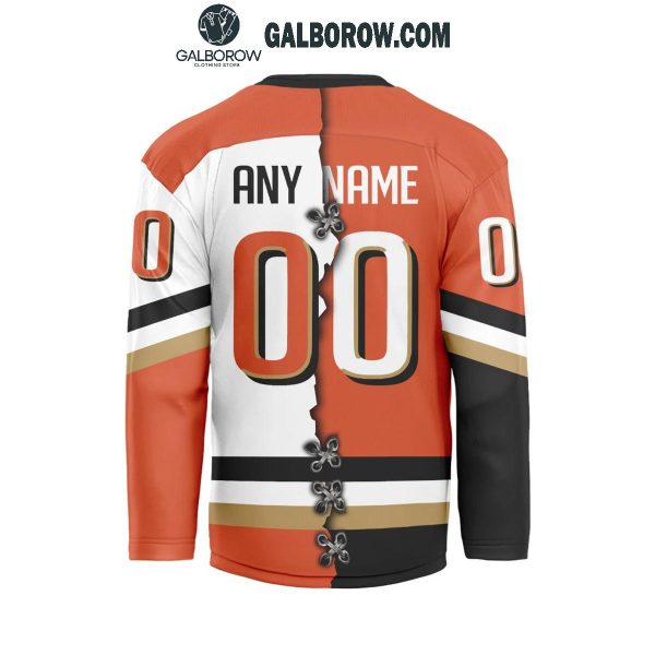 Anaheim Ducks 2024 Home Mix Away Personalized Hockey Jersey