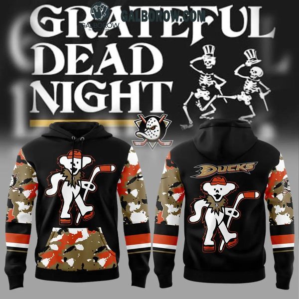 Anaheim Ducks Celebrating Grateful Dead Night 2024 Hoodie T-Shirt