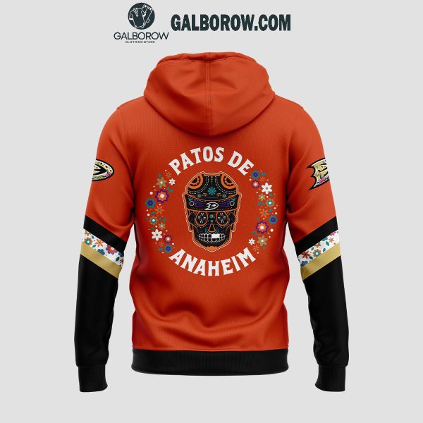 Anaheim Ducks Dia De Los Muertos 2024 Celebrating Hoodie T-Shirt