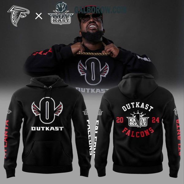 Atlanta Falcons Featuring With Outkast 2024 Black Limited Hoodie T-Shirt