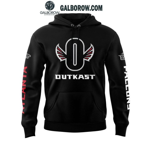 Atlanta Falcons Featuring With Outkast 2024 Black Limited Hoodie T-Shirt