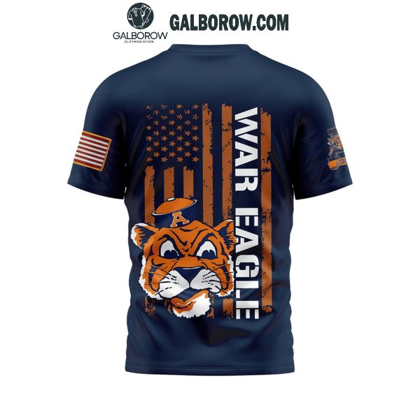 Auburn Tigers America Colors Patriots Spirit War Eagle Hoodie T-Shirt