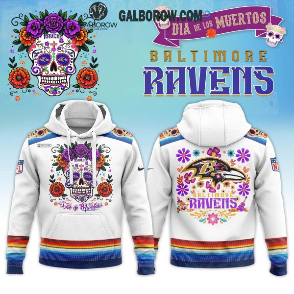 Baltimore Ravens Football 2024 Nike Dia De Los Muertos Hoodie T-Shirt