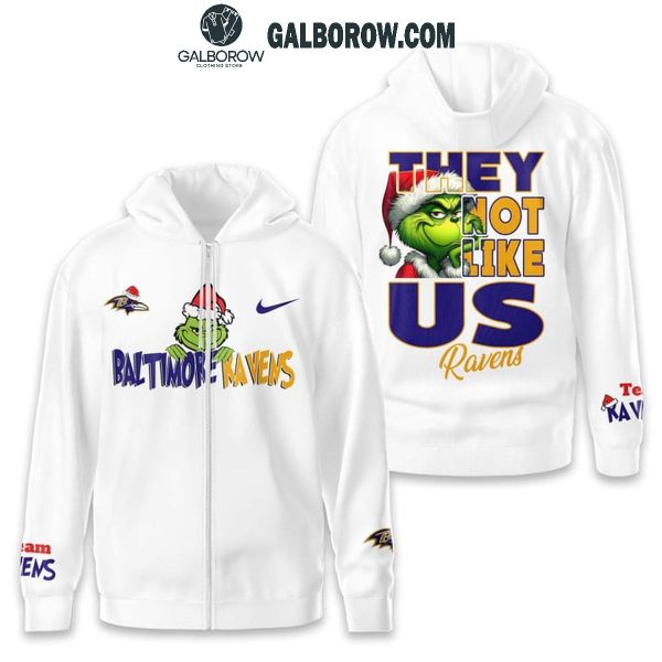 Baltimore Ravens Football They Not Like Us Merry Ravens Christmas Hoodie T-Shirt