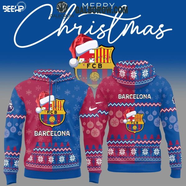 Barcelona 2024 Merry Christmas New Challenge Accepted Hoodie T-Shirt