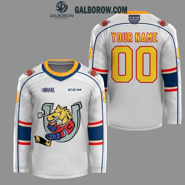 Barrie Colts Hockey Team Charlie Horse 2024 Personalized Hockey Jersey