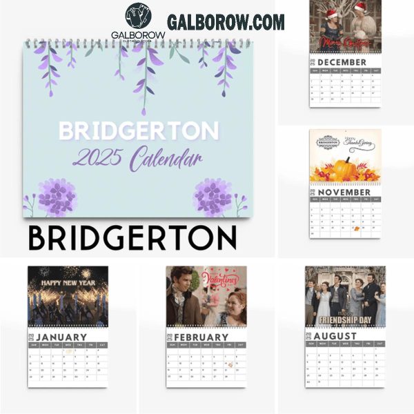 Bridgerton A Brand New Year 2025 Wall Hanging And Desk Calendar