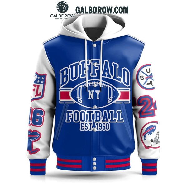 Buffalo Bills Football Est. 1960 Bill Mafia 2024 Baseball Jacket