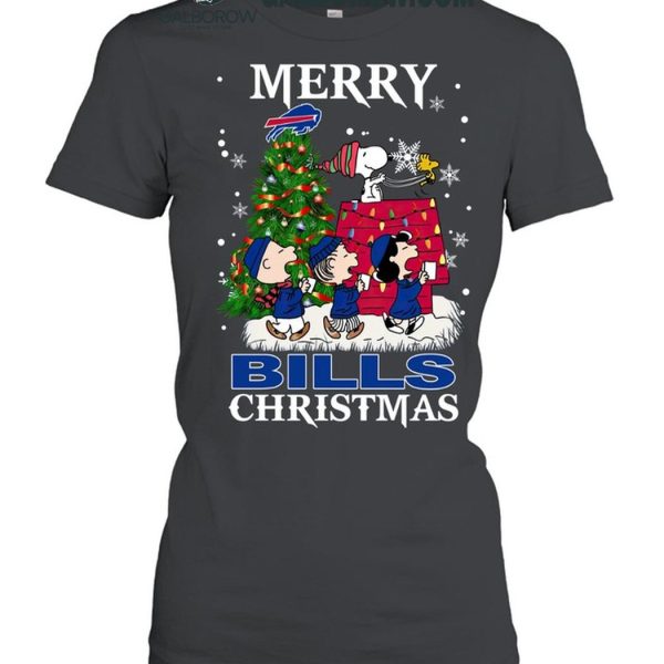 Buffalo Bills Merry Bill Mafia Christmas 2024 The Memories Of Snoopy T Shirt