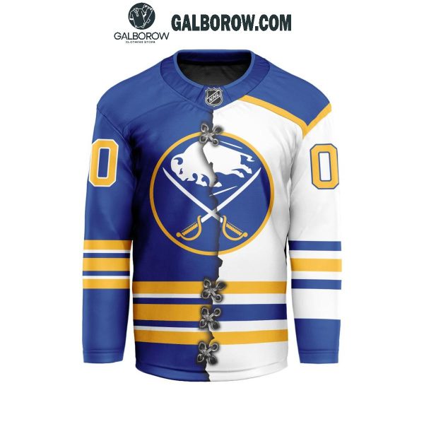 Buffalo Sabres 2024 Home Mix Away Personalized Hockey Jersey