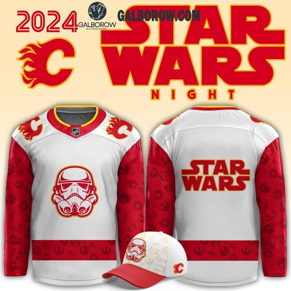 Calgary Flames 2024 Celebrating Night Of Star Wars Hockey Jersey