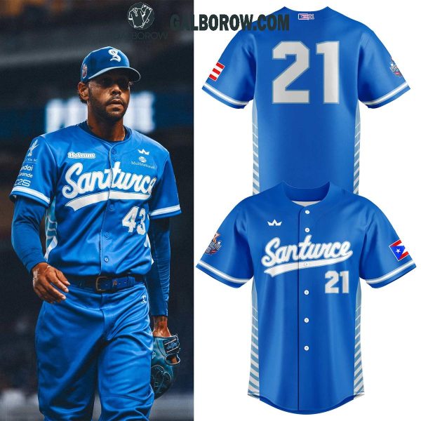 Cangrejeros De Santurce LBPRC Uniformes Temporada 2024/25 Baseball Jersey