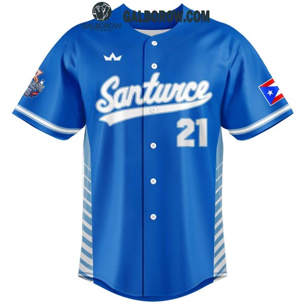 Cangrejeros De Santurce LBPRC Uniformes Temporada 2024/25 Baseball Jersey