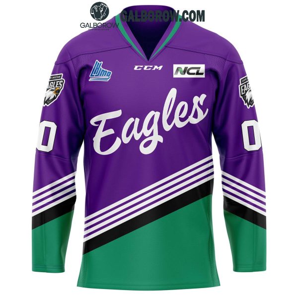 Cape Breton Eagles Hockey Fighting Cancer 2024 Personalized Hockey Jersey