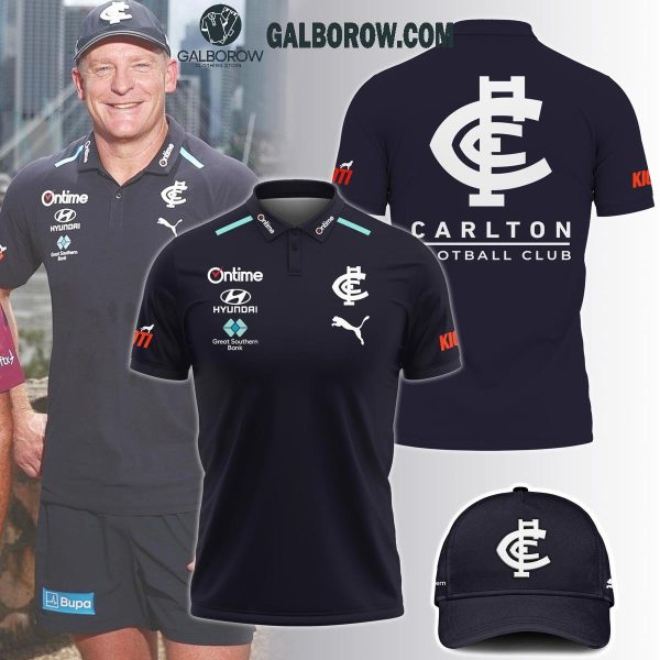 Carlton Blues Football Club The Coach 2024 Polo Shirts