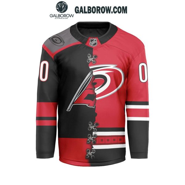 Carolina Hurricanes 2024 Home Mix Away Personalized Hockey Jersey