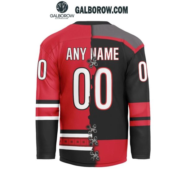 Carolina Hurricanes 2024 Home Mix Away Personalized Hockey Jersey