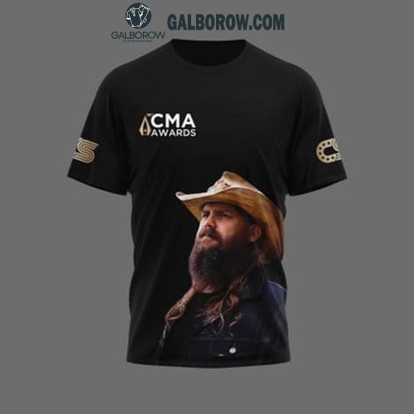 Chris Stapleton Male Vocalist Of The Year 58th CMA Award 2024 Black Hoodie T-Shirt