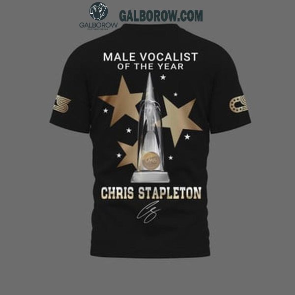 Chris Stapleton Male Vocalist Of The Year 58th CMA Award 2024 Black Hoodie T-Shirt