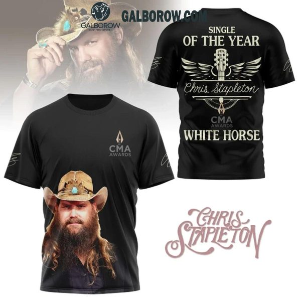 Chris Stapleton Single Of The Year CMA Award 2024 Black Hoodie T-Shirt