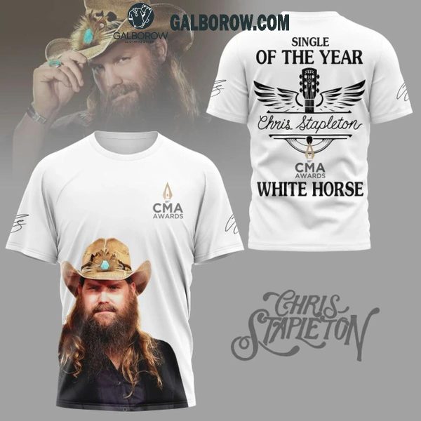 Chris Stapleton Single Of The Year CMA Award 2024 Hoodie T-Shirt White