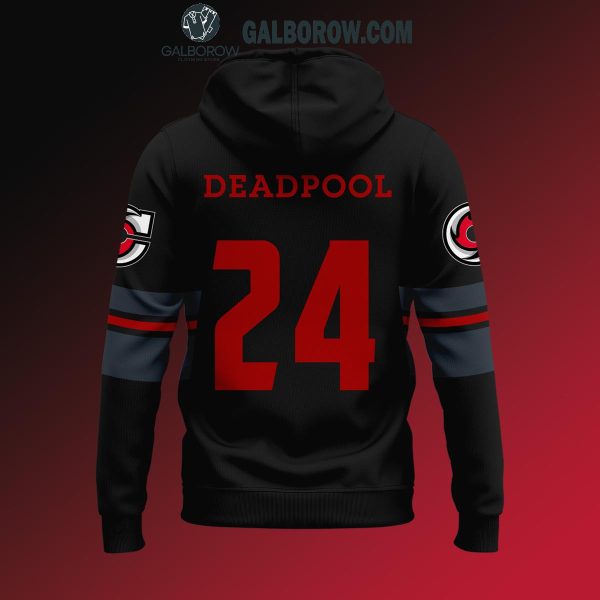 Cincinnati Cyclones Marvel Deadpool Anti-Hero 2024 Hoodie T-Shirt