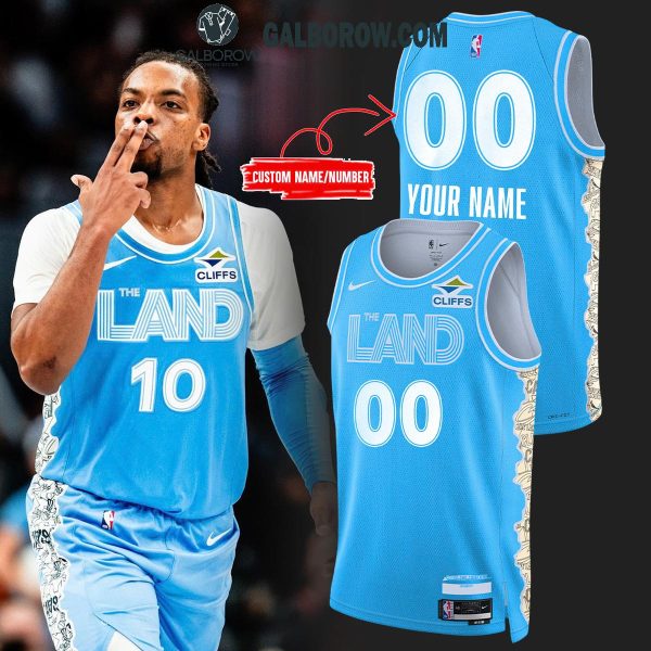 Cleveland Cavaliers C Land Let Em Know 2024 Personalized Basketball Jersey