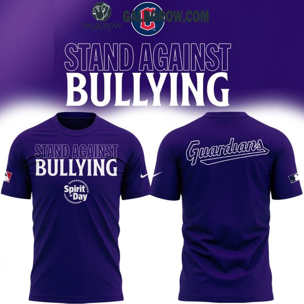 Cleveland Guardians Team Baseball Stand Against Bullying Hoodie T-Shirt