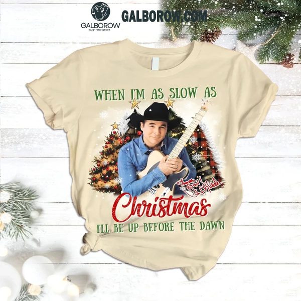 Clint Black When I’m As Slow As Christmas 2024 Fleece Pajamas Set