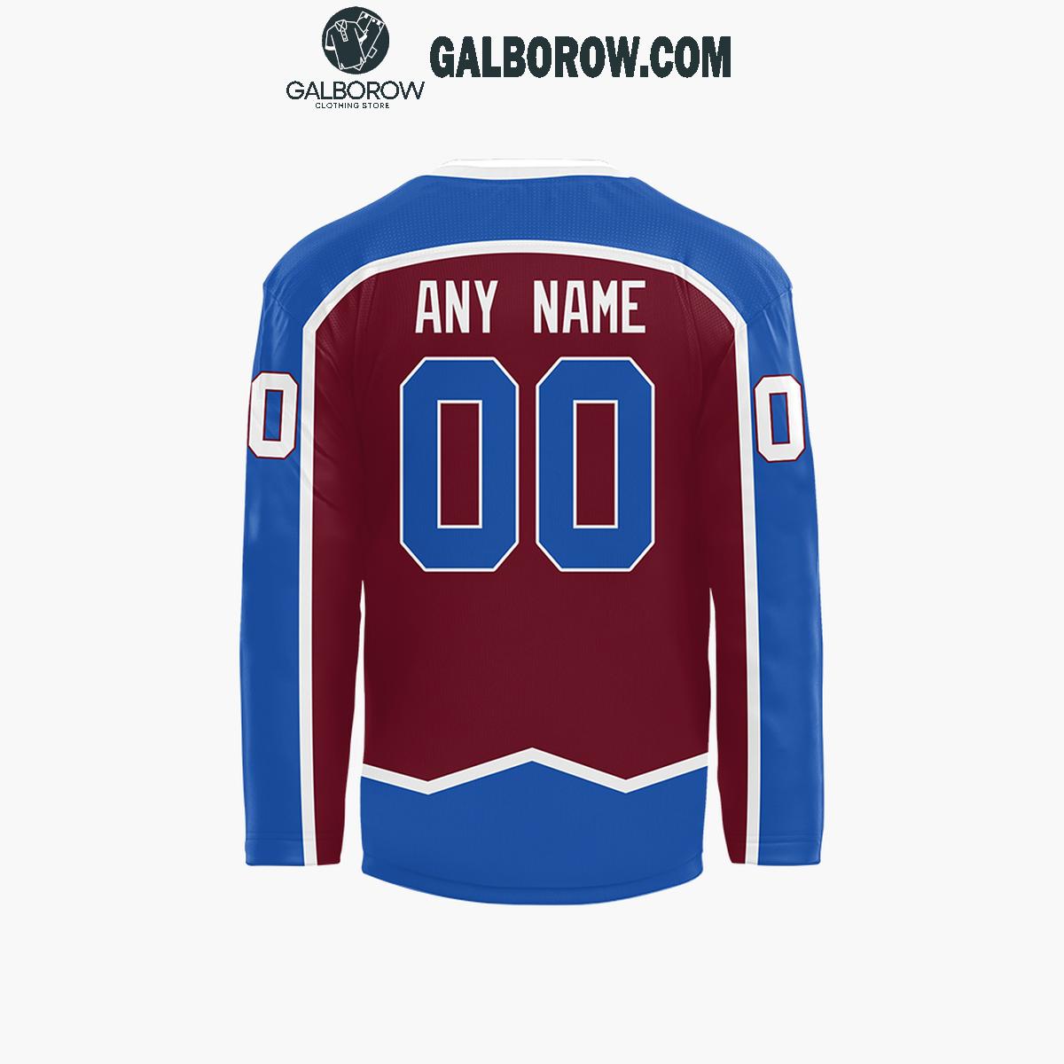 Colorado Avalanche Celebration Of Native American Heritage Personalized Hockey Jersey